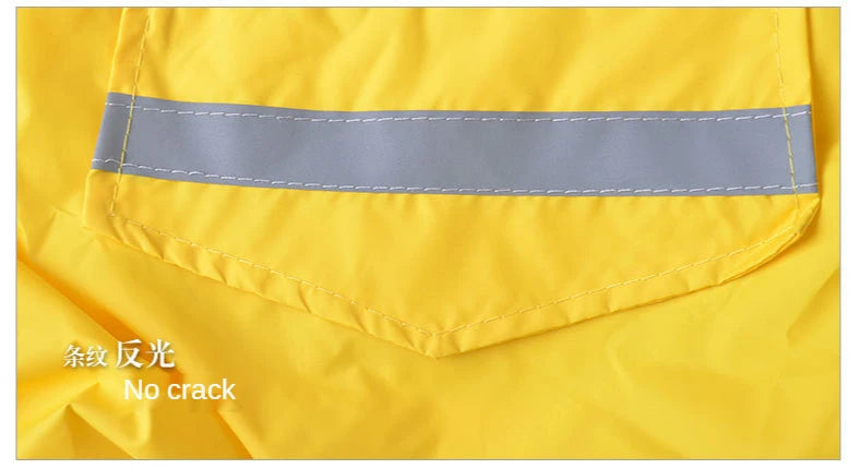 Dog Raincoat Puppy Rain Coat with Hood Reflective Waterproof Dog Clothes Soft Breathable Pet Cat Small Dog Rainwear XS - 5XL