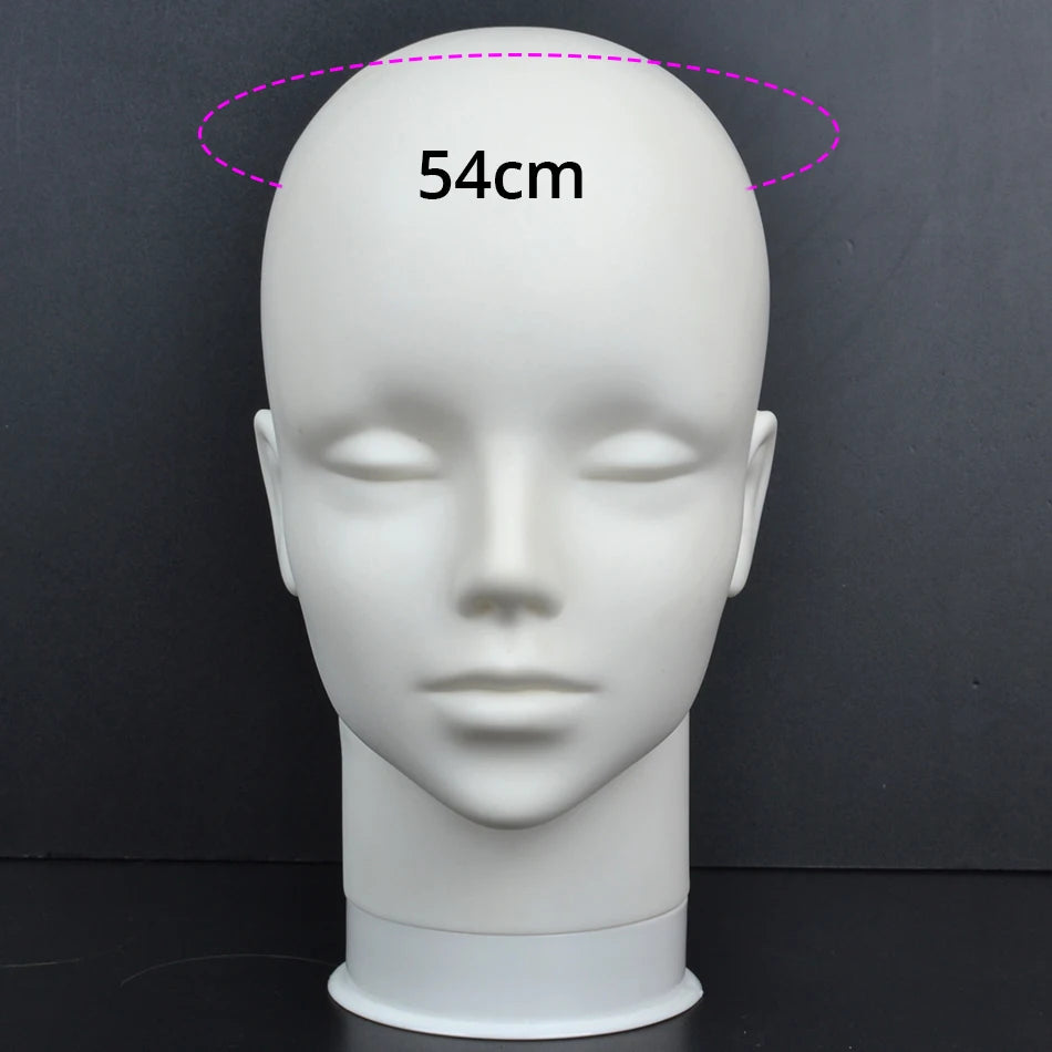 Mannequin Head Wig Stand With Adjustable Wig Tripod Stand Holder For Wigs Making Display With T Pins/Wig Cap Training Practice