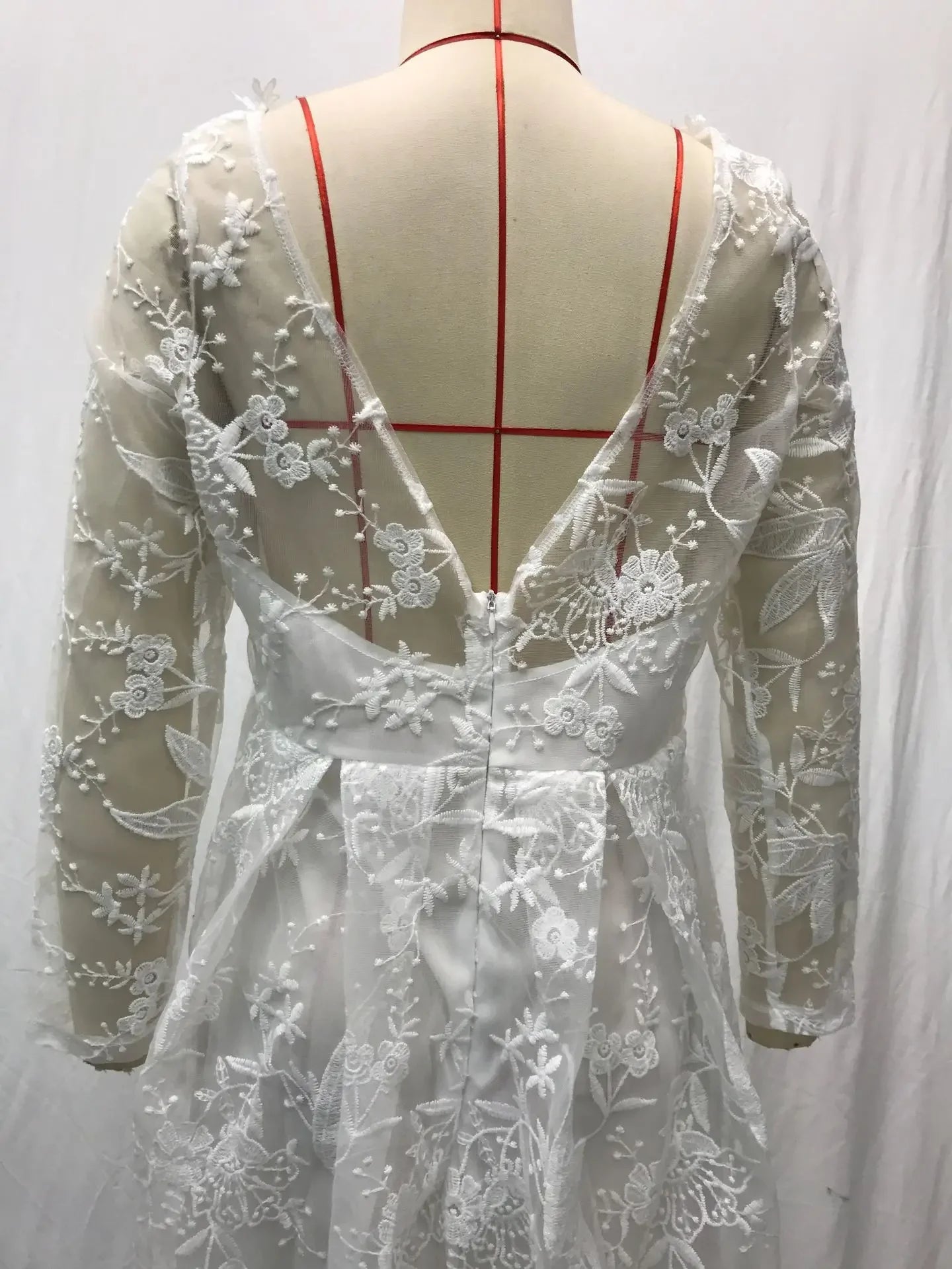 2025 New White Lace Long Sleeve One Shoulder Women's Dress Wedding Dress Evening Gown Elegant Classy Female Fashionable