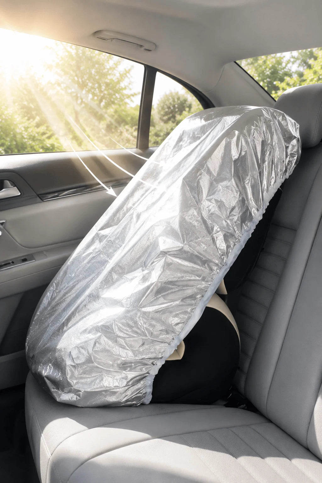 1PC  Baby Car Seat Sun Shade Cover Blocks Out Heat & Sun UV Covers Universal Baby Travel Accessories