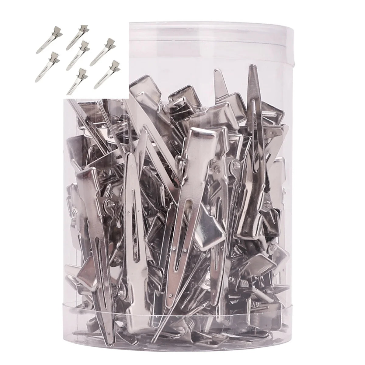 12/35/50/70/80Pcs Positioning Metal Hair Clips Hairpins for Women Styling Tools Barber Hair Cut Clamps DIY Curls for Salon