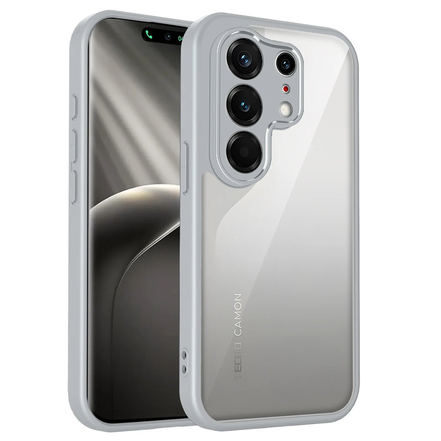 For Tecno Camon 50 Ultra Air Cushion Silicon Bumper Clear Matte Back Cover Hard Case Tecno Camon 50 Pro Coques Tecno Camon 50