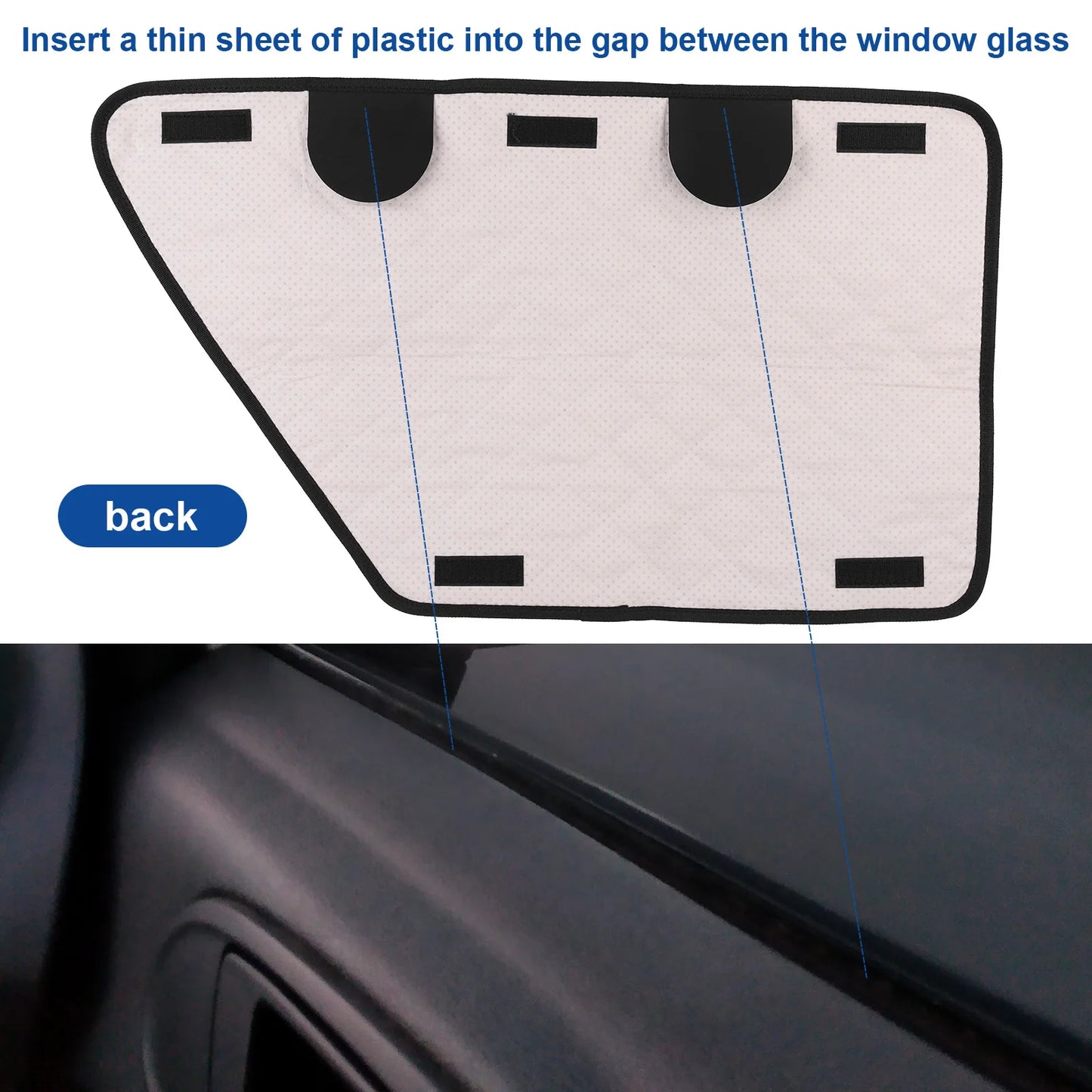 2Pcs Oxford Waterproof Car Door Protector Dog Anti-Scratch Car Interior Cover Washable Car Door Protect Mats for Car Truck & SUV