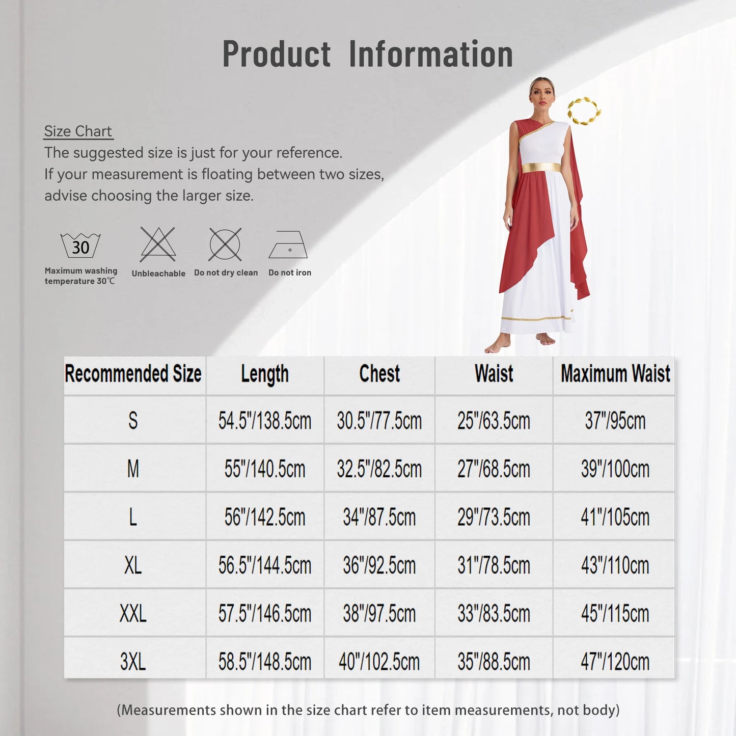 Womens Halloween Greek Beauty Carnival Cosplay Party Costumes Gold Leaves Garland Headwear And Cap Sleeve Ancient Toga Dress