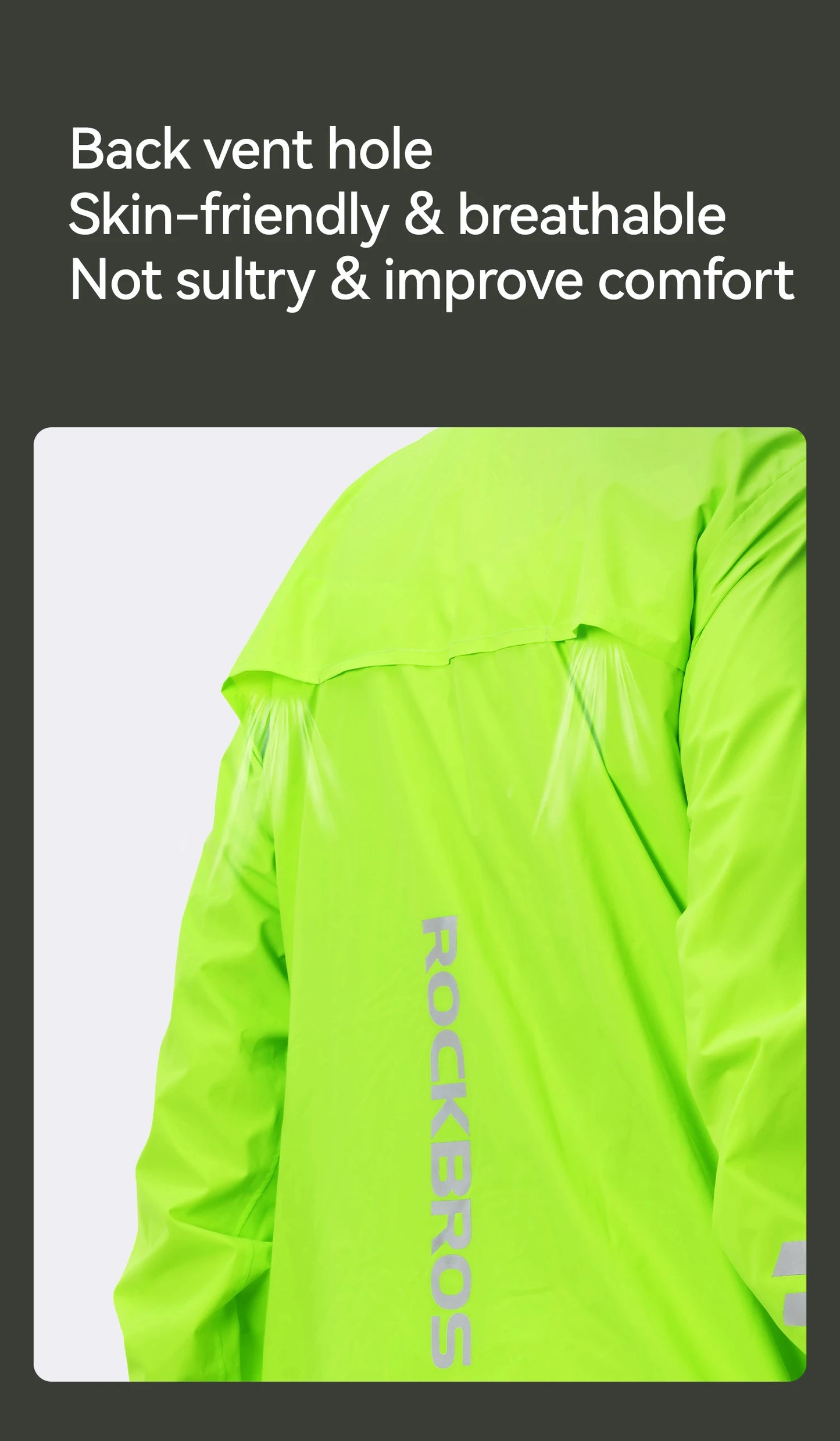 ROCKBROS Rainproof Cycling Suit Breathable Raincoat Hoodie Jacket Waterproof Pants Trousers Men Outdoor Sports Cycling Clothing