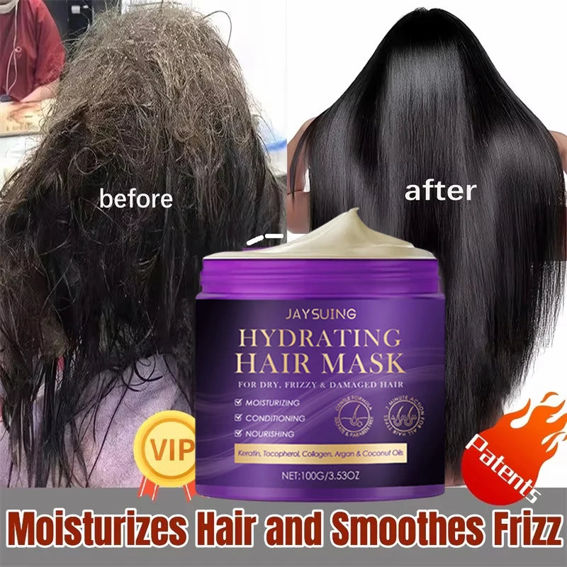 Magical Keratin Hair Mask 5 Seconds Repair Damaged Frizzy Hair Soft Smooth Shiny Nutrition Deep Moisturize Nourishing Hair Care