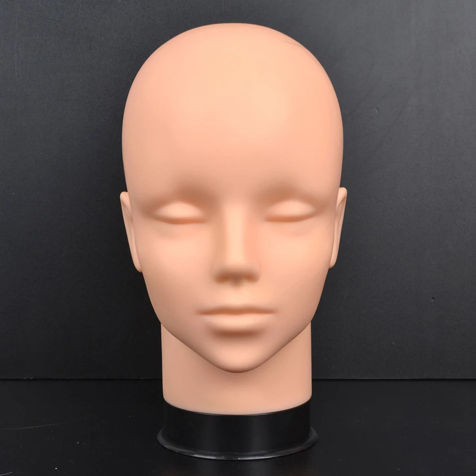 Mannequin Head Wig Stand With Adjustable Wig Tripod Stand Holder For Wigs Making Display With T Pins/Wig Cap Training Practice