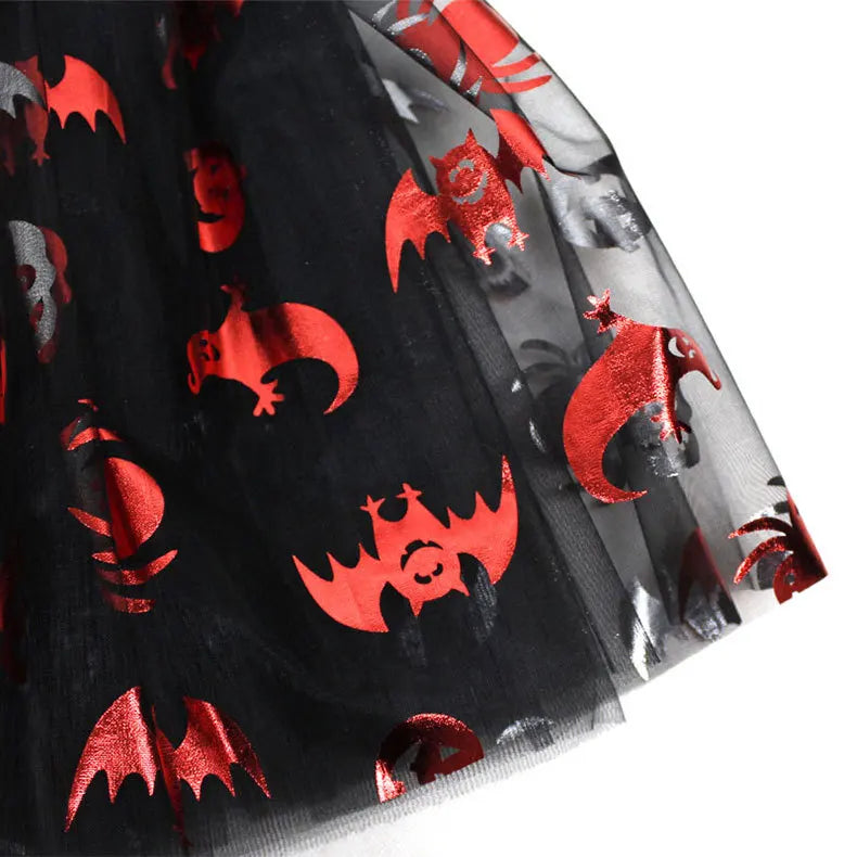 Halloween Girls Tulle Short Tutu Skirt Children Fancy Ballet Dancewear Party Costume Ball Gown Mini Skirt