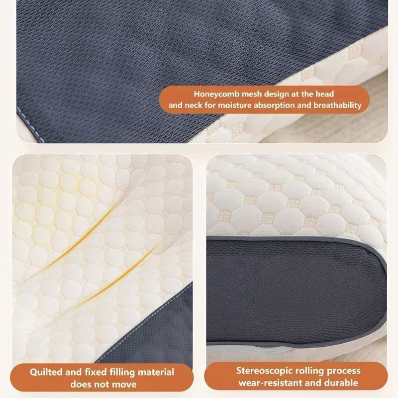 Pillow pillow core to protect cervical vertebra to help sleep sleep does not deformation does not collapse honeycomb