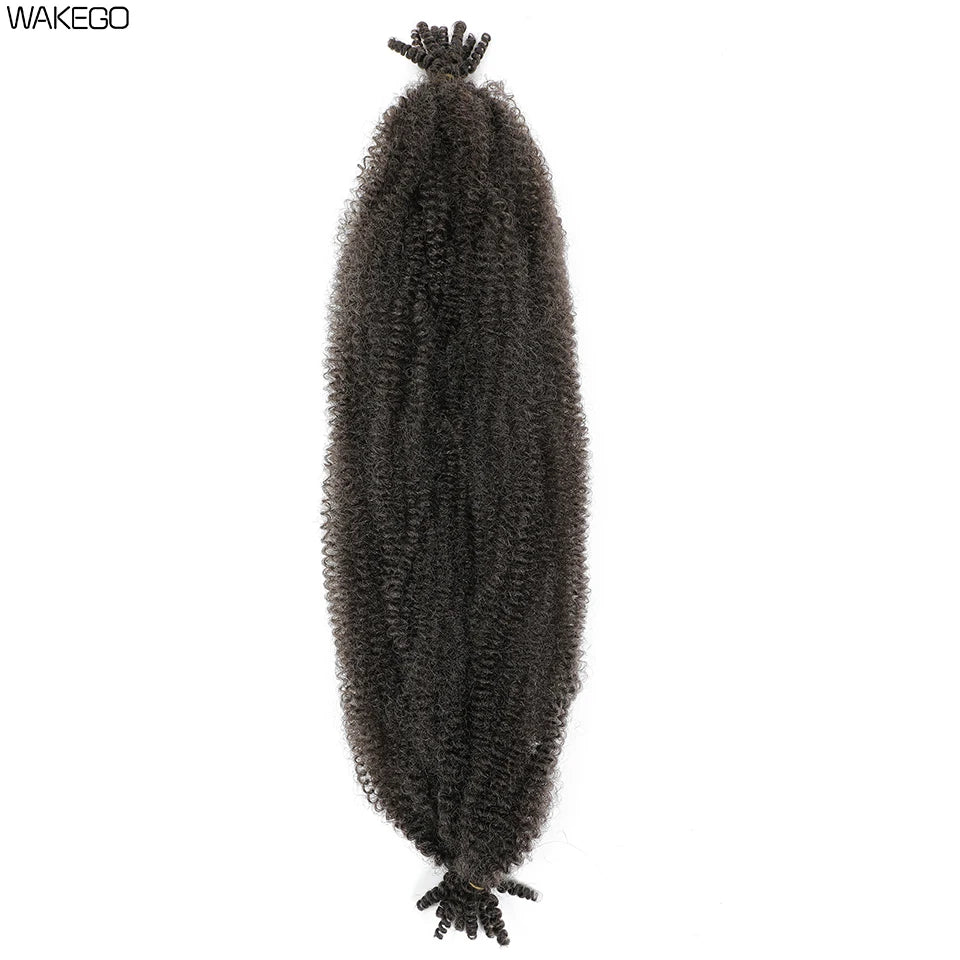 Marley Twist Braiding Hair Ginger Burgundy Ombre Brown Black Springy Afro Twist Hair PreFluffed Spring Twist Kinky Braiding Hair