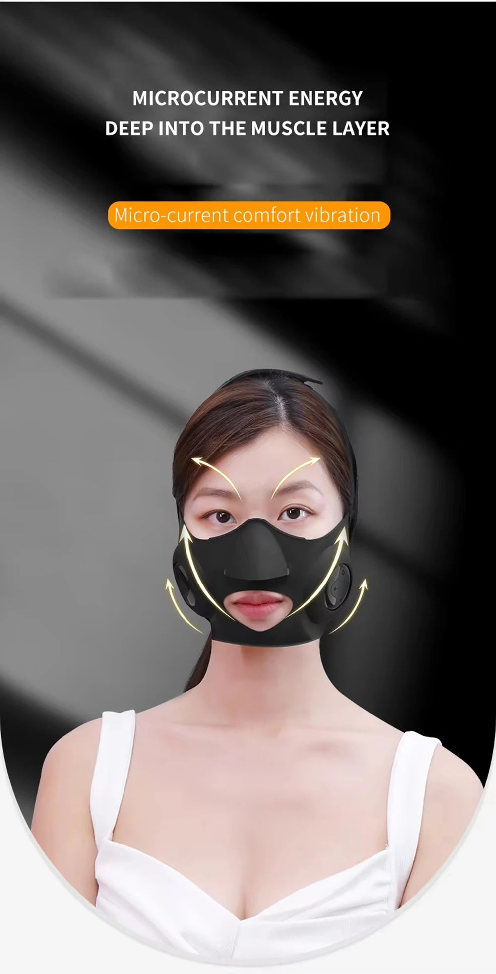 EMS V-line Face Lifting Massager Facial Slimming Mask Anti Wrinkle Double Chin Reducer Cheek Lift Up Belt Faces Beauty Devices