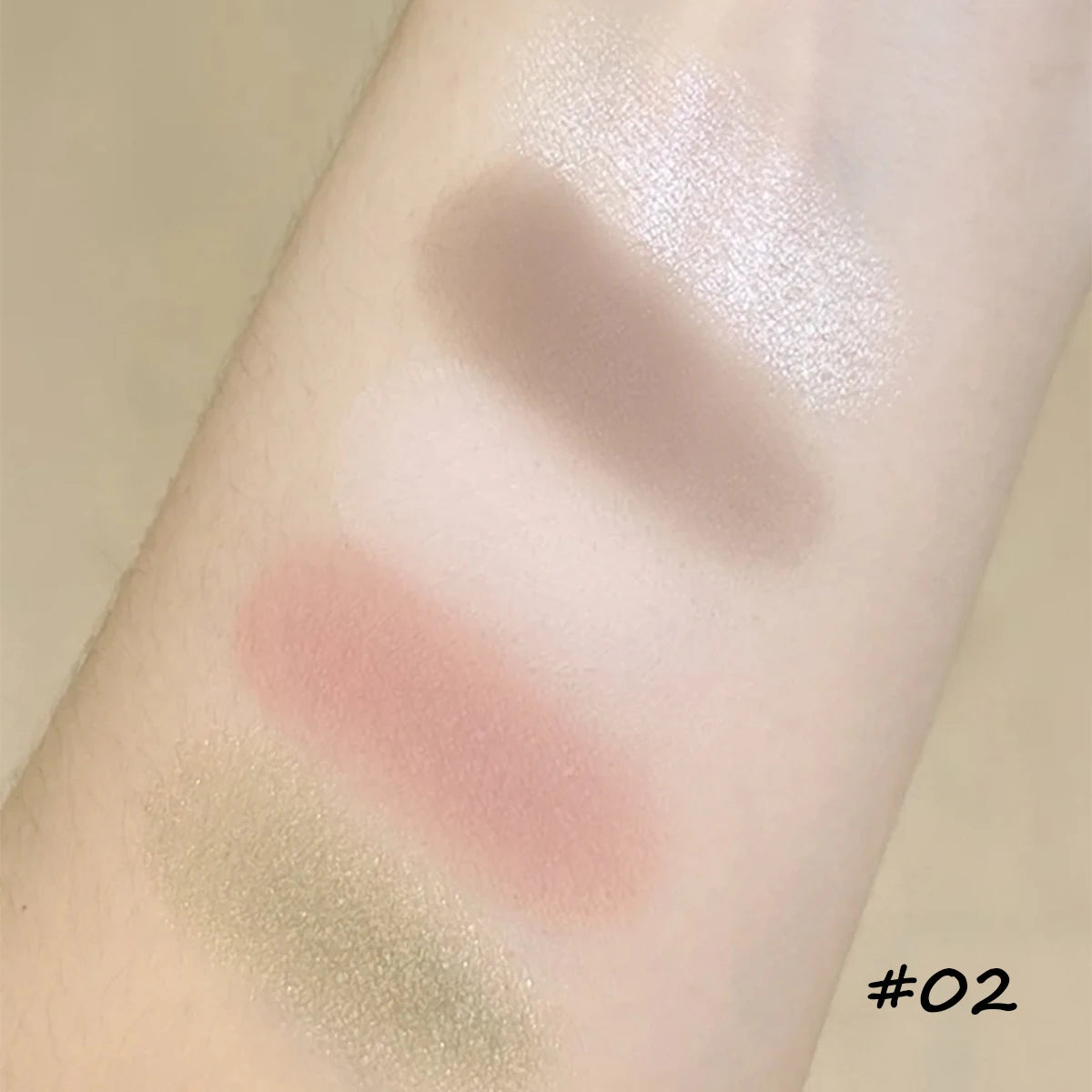 Little ONDINE MULTI-COLOR FUN PALETTE,Silky Smooth & Minimal Fallout,All-in-One Palette Versatility,Natural Daily Makeup Finish