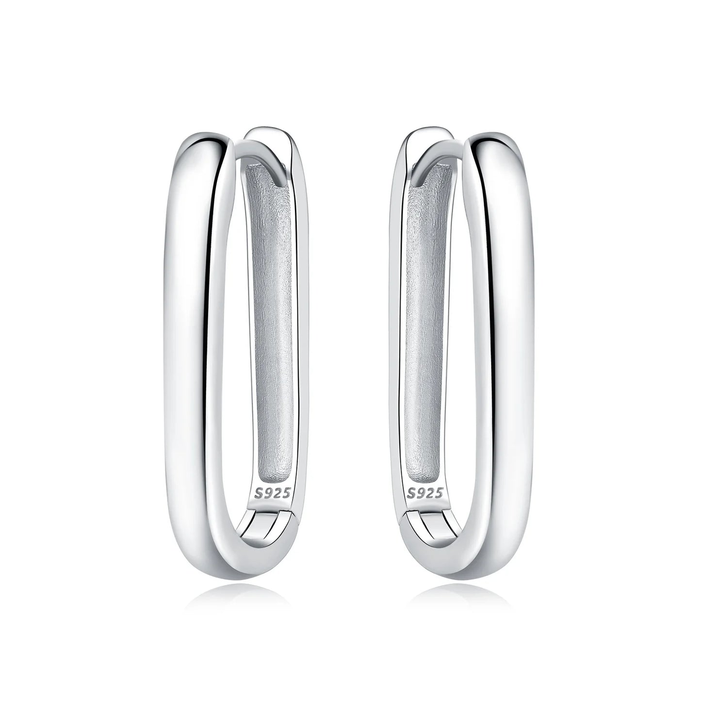 925 Sterling Silver Needle Iris Flower Hoop Earrings for Women Original Elegant Versatile Jewelry Birthday Party Fine Gift 2026