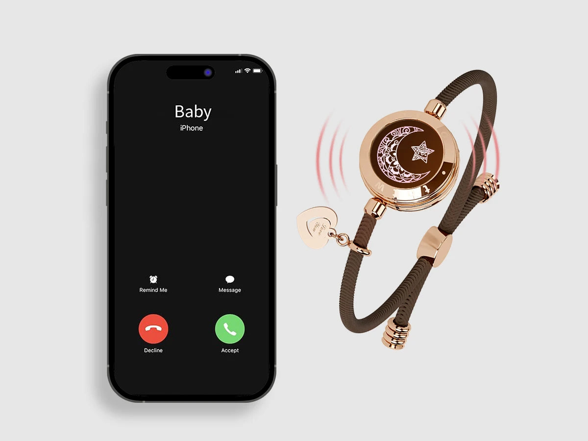 Totwoo Touch Single Bracelet - Long Distance Touch Bracelet Light up and Vibration Relationship Love Baracelet Smart Jewelry