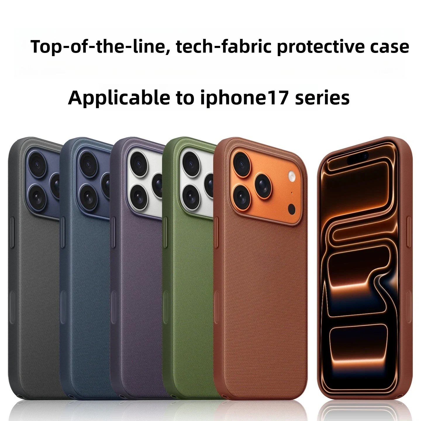 Original Tech Woven Case Magnetic Cover For IPhone 17 Air 16 15 14 13 Pro Max Camera Control Case For Magsafe Wireless Charging