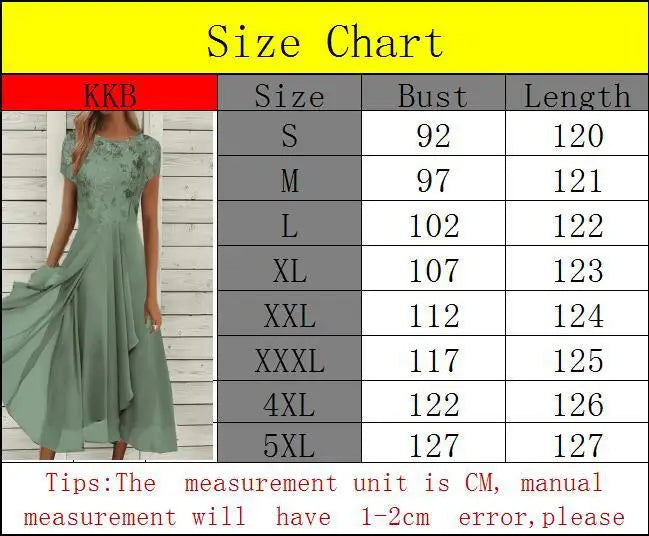New 2025 Women's Lace Dress for Party Elegant Bride Wedding Dress Plus Size Jewel Neck Knee Length Chiffon Lace Long Party Dress