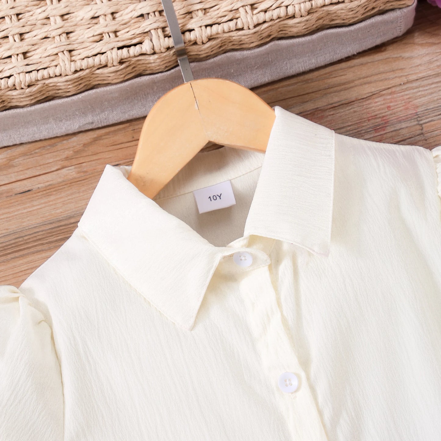 Teen Girl Dress Summer Black Retro Short Sleeve Children Dresses Fashion Girl Costume Party Big KIds Outfit 7 8 9 10 11 12Yrs