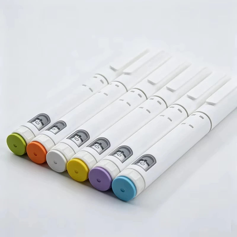 Hot Sale 10PCS Set 60IU Plastic Disposable Injection Pen With 3ml Glass Vial 31G 8MM Needle for Daily Tattoo Pen Use