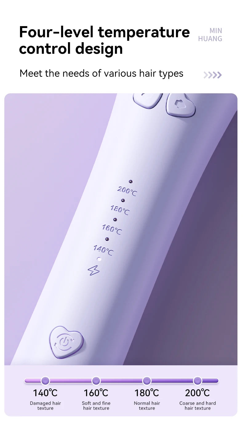 32MM Automatic Curling Iron with 1 Billion Ions Smart Auto Shut-Off Anti-Scald Hair Curler for Women Styling Tool