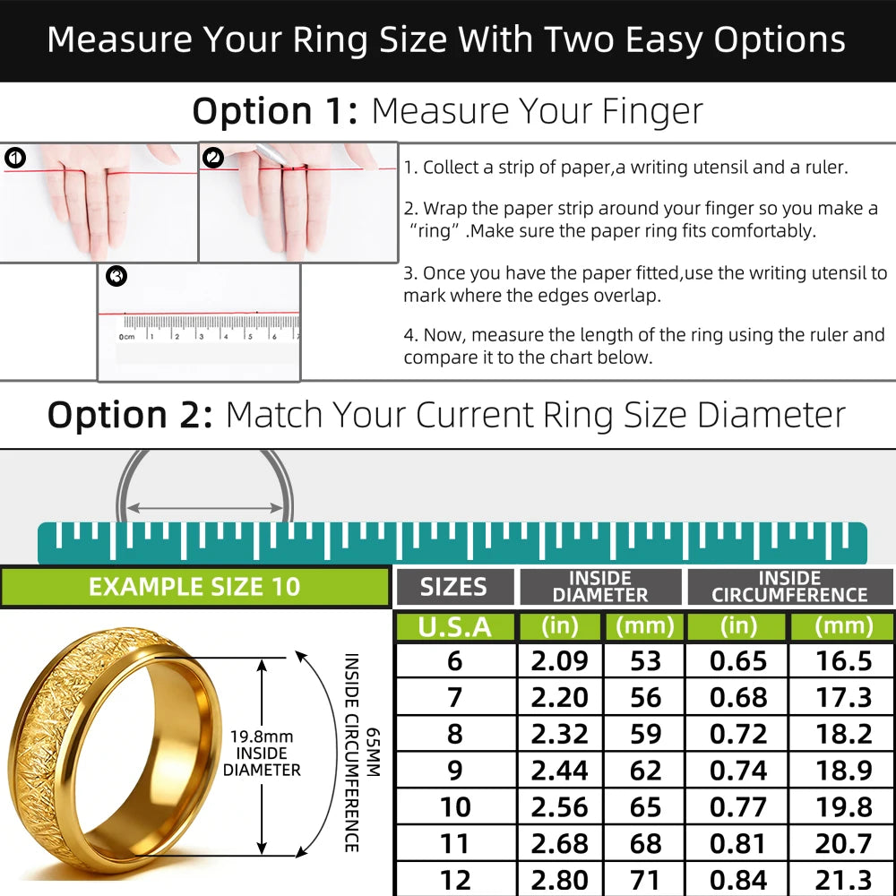 RFID 125kHz T5577 Chip Gold Epoxy Resin Ceramic Smart Ring for TK4100/EM4100 Access Control Card,Men and Women Accessories