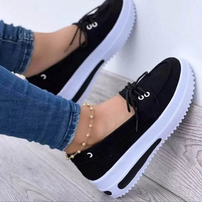 New Style Women Wedges Platform Sneakers Female Summer Lace-up Sport Shoes Ladies Comfort Casual Shoes Zapatillas Mujer 1712