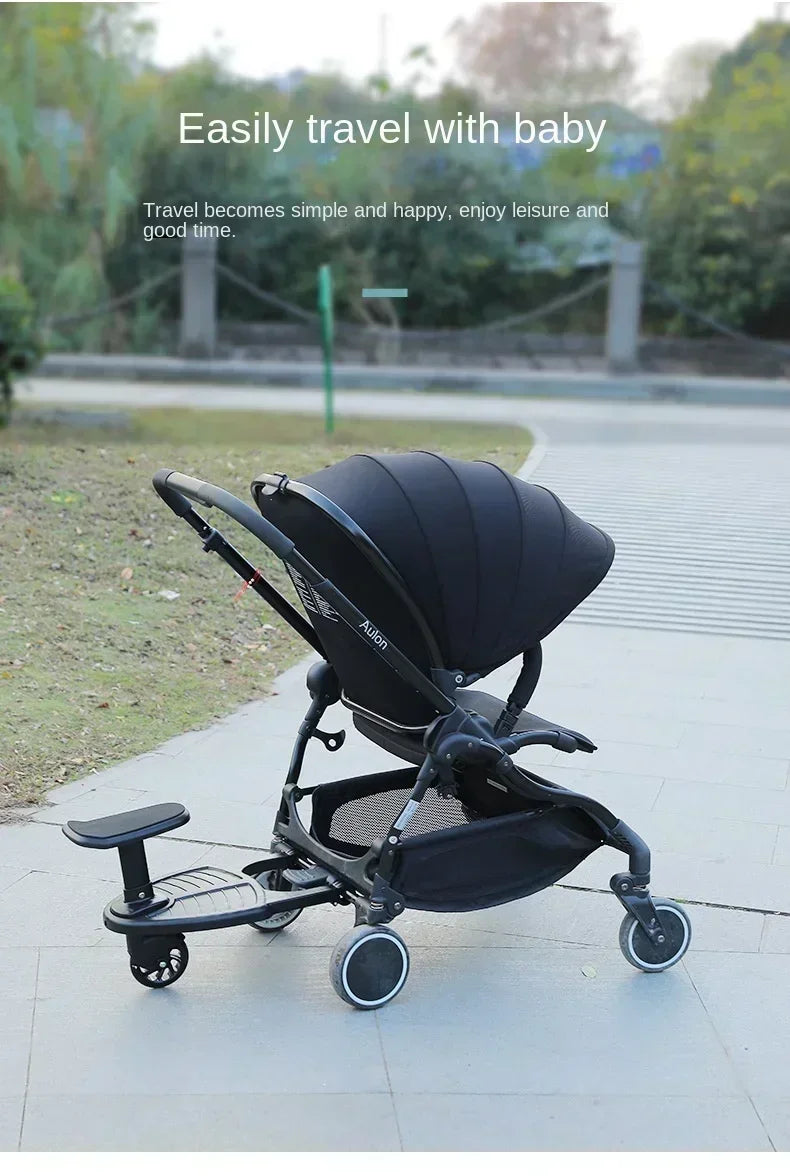 Universal Baby Stroller Accessories Strollers Step Board Adapter with Seat Twins Scooter Baby Accessories Baby Pram Hitchhiker