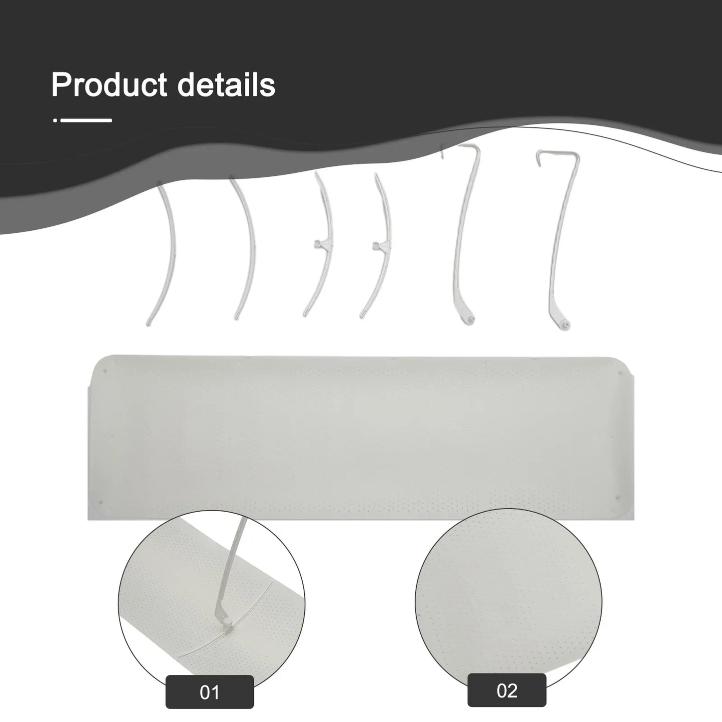 Air Conditioner Wind Deflector Home Air Conditioning Windshield Adjustable Shade Wind Guide Anti-Direct Blowing Shield
