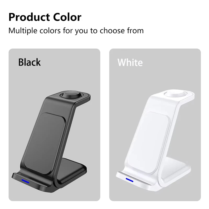 Multifunction Universal 3in1 Wireless Charger Magnetic Wireless Charger Stand Portable Station for iPhone Series for Airpods