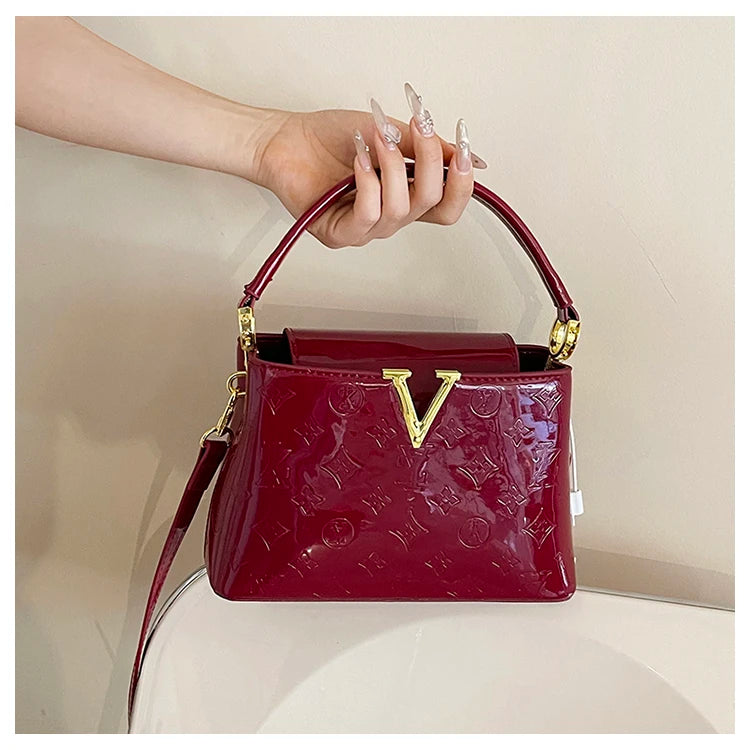 2026 Elegant Ladies Messenger Bag, High-Quality Leather Shoulder Bag For Women With Famous Designer Practical Style