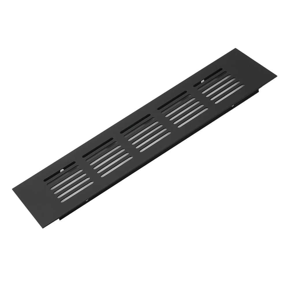 60mm Aluminium Rectangular Cabinet Wardrobe Air Vent Grille Ventilation Cover