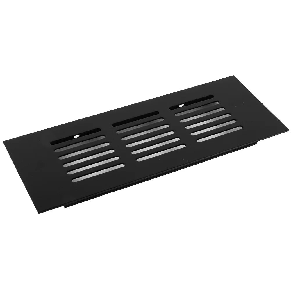 60mm Aluminium Rectangular Cabinet Wardrobe Air Vent Grille Ventilation Cover