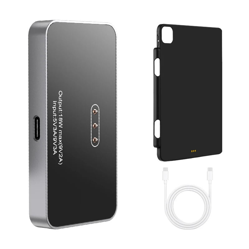 Magnetic Wireless Charger Fast Charging for iPadpro iPad Air Tablet 18W Contact 1m Cable Aluminum Alloy Magnetic Chargers Module