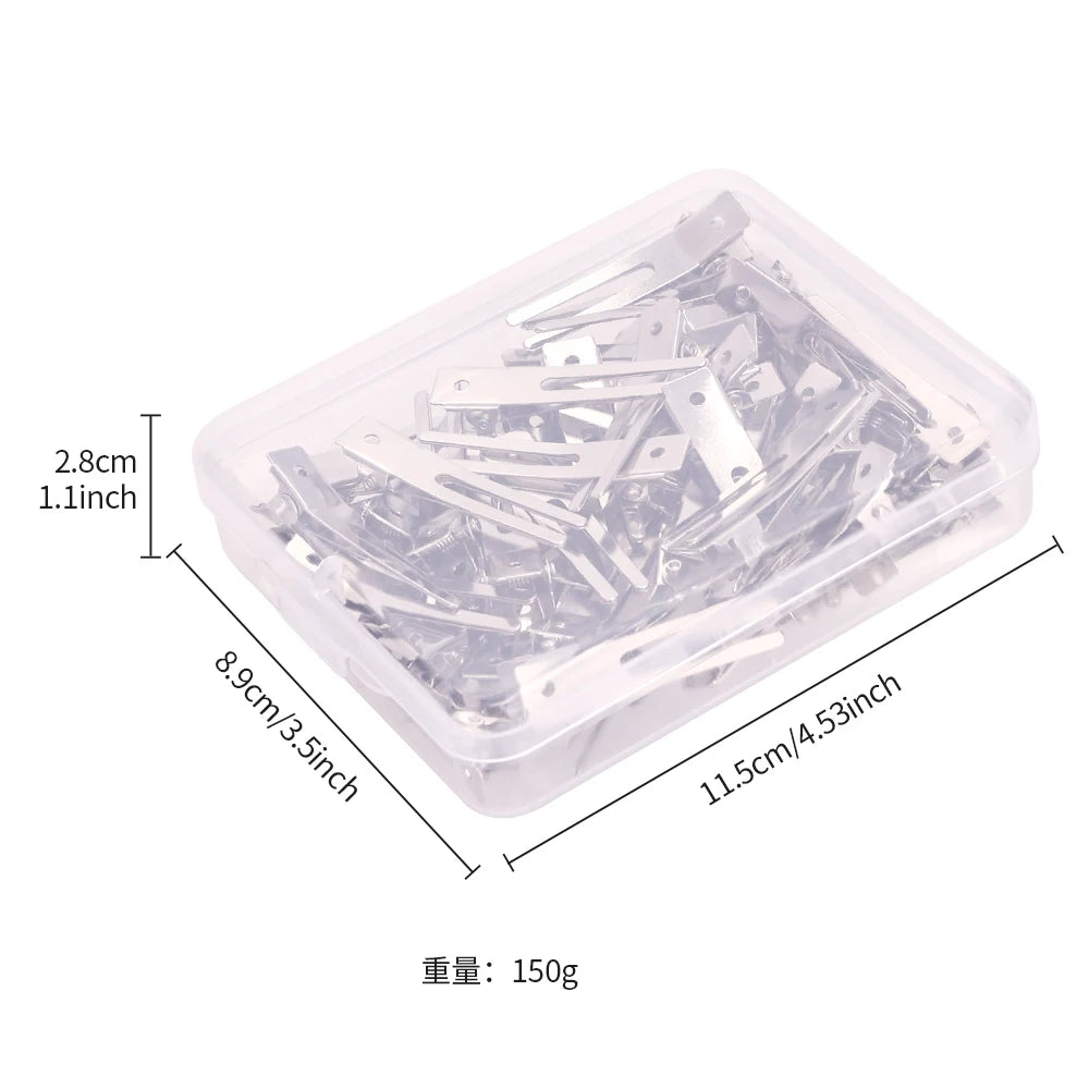 12/35/50/70/80Pcs Positioning Metal Hair Clips Hairpins for Women Styling Tools Barber Hair Cut Clamps DIY Curls for Salon