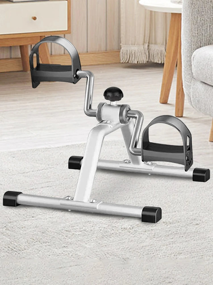 Portable Pedal Exerciser Mini Exercise Bike Adjustable Resistance Foot Peddler Machine Non Slip for Indoor Leg Rehabilitation