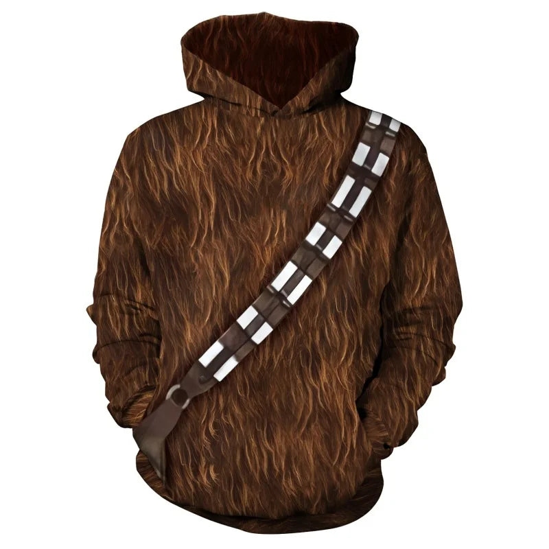 Fake Set Pattern Hoodie For Men Women Cool Cowboy Cow 3D Printed Pullovers Casual Hoodies Tops Loose Long Sleeves Sweatshirt