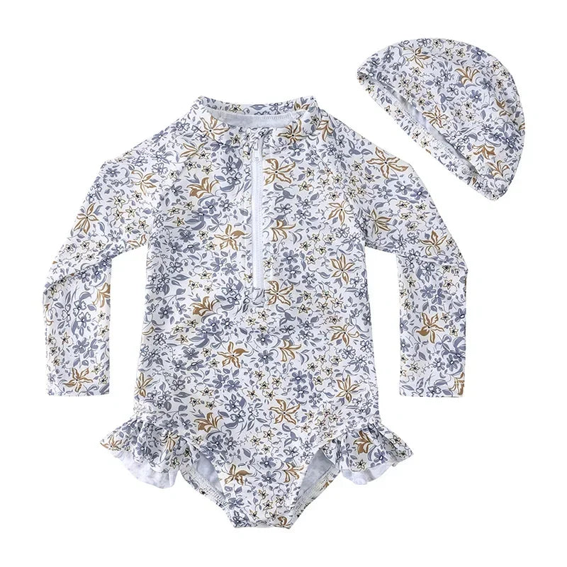 2026 Summer Kids Girls Swim Wears Baby Girl Set Beach Seaside Clothes 9M-8T Sister Swimming Suits Fashion Sunbeach Swimsuit
