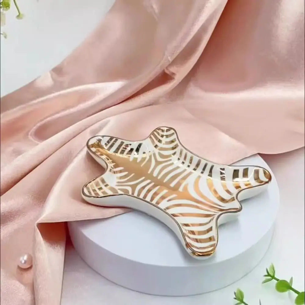Miscellaneous Organizer Ceramic Jewelry Tray Creative Simple Bathroom Storage Tray Multi-Function Portable Storage Plate Food