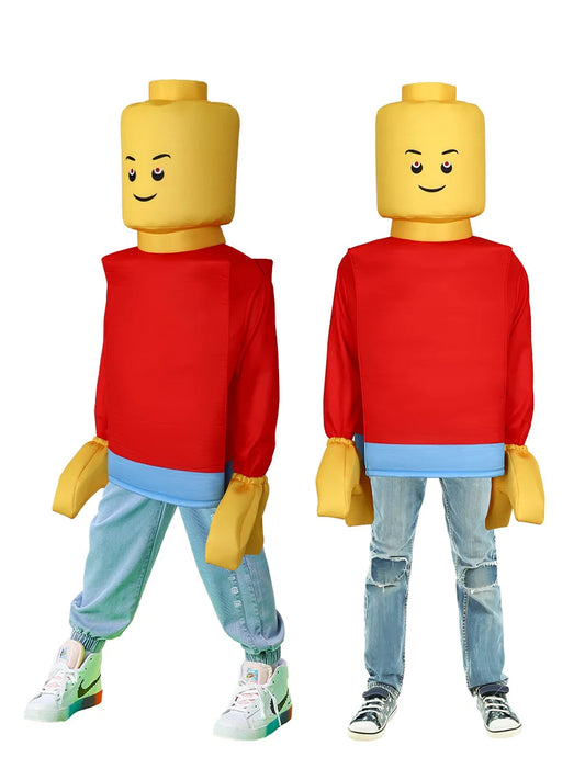 Halloween  Brickheadz Cosplay Costumes for Funny Costume Parties and Stage Performances