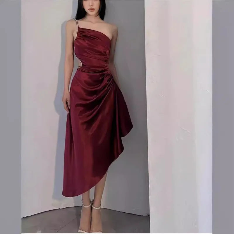 2025 Luxurious Women Corset Mesh Sequins Party Evening Dress Elegant Strap Backless Slim Tight Gala Celebrity Cocktail Dress