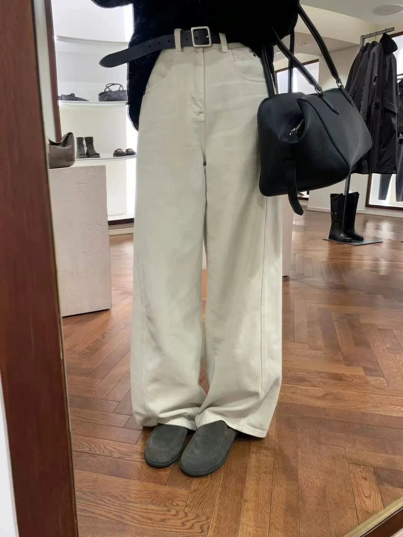 Loafers Shoes for Women Fashion Dress Flats Sport Shoes Suede Casual Warm Winter Boots 2025 New Cozy Walking Femme Snow Botas