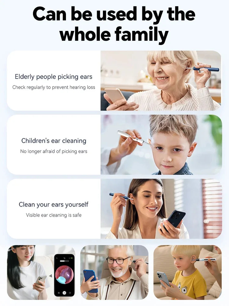 2026Hot Sale Visual Ear Cleaner Camera  Earwax Removal With Camera Ear Cleaning Tool