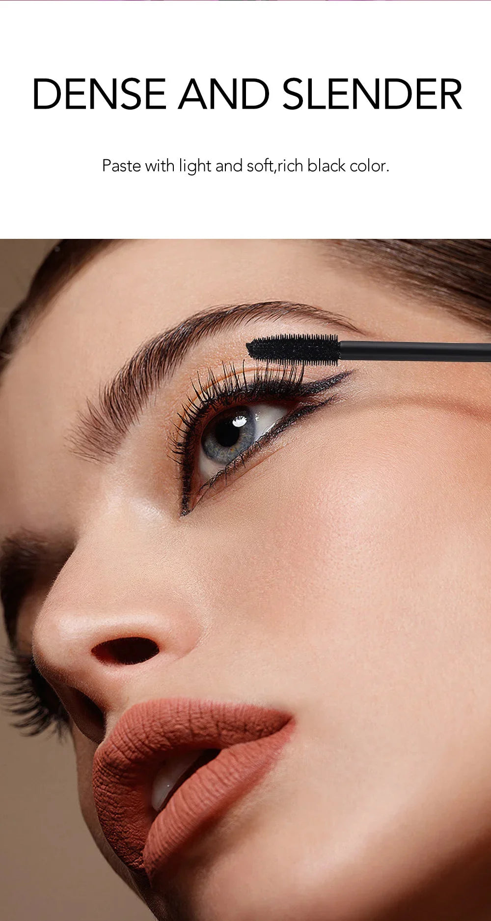 5D Waterproof Mascara Eyelashes Lengthening Long Lasting Silky Lash Black Eyelashes Extension Make Up Beauty Eye Korean Cosmetic