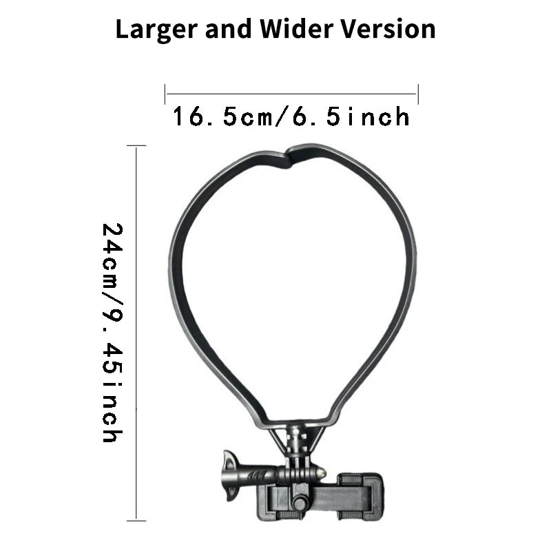 Neck Holder Lazy Phone Stand For  16 15 14 13 Pro Max   Outdoor First Angle Vlog Recording Selfie Bracket