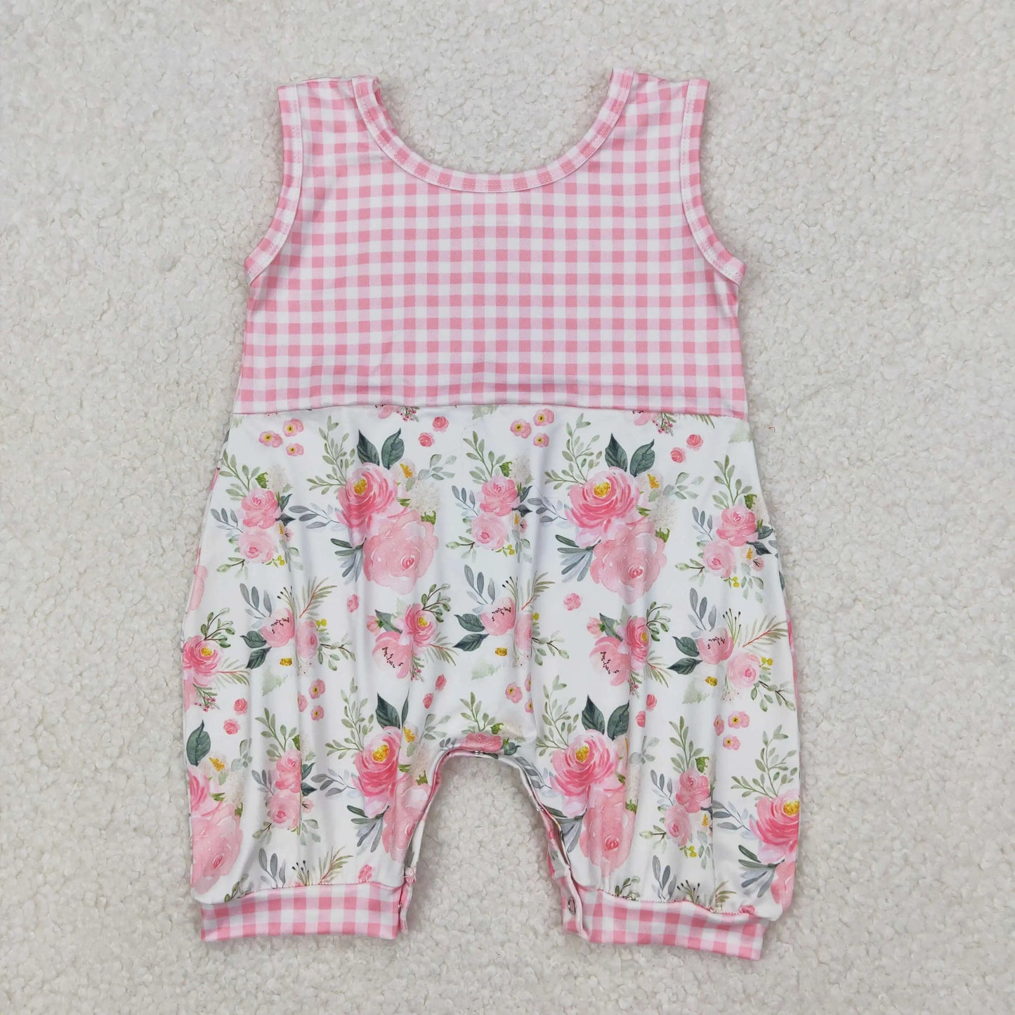 4.14y NEW stock baby girls summer romper wholesale boutique embroidery pattern floral flowers purple flying sleeves onesie