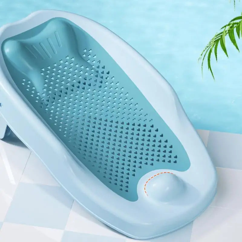 1Pcs Universal Newborn Net Pocket Anti Slip Artifact Baby Shower Net Bath Bed Anti Slip Pad Foldable Bathtub Holder