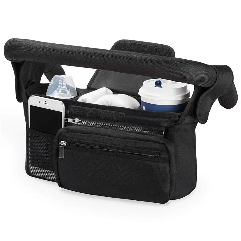 Baby Stroller Storage Large Capacity Travel Hanging Bag Mummy Bag Phone Bottle Holder Pram Diaper Bags Baby Stroller Accessories