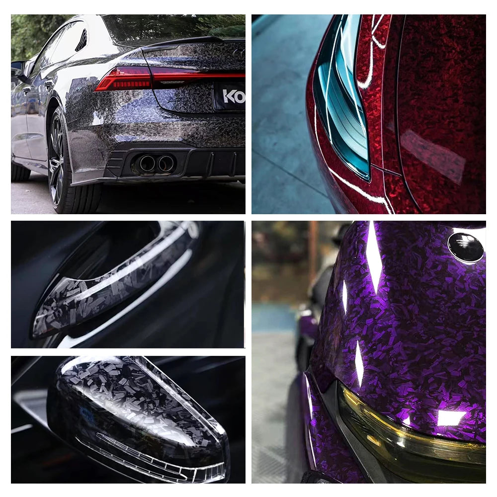 High Gloss Rearview Mirror Wrap Vinyl Car Tuning Stickers Car Styling Interior Films for Car Carbon Fiber Decals for Vehicle