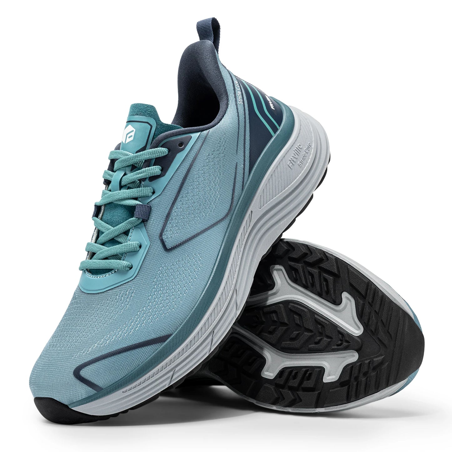 Fittington Walking Shoes For Men Extra Wide Cushioned Running Shoes Tennis Soft Shoes Arch Support for Plantar Fasciitis Relief