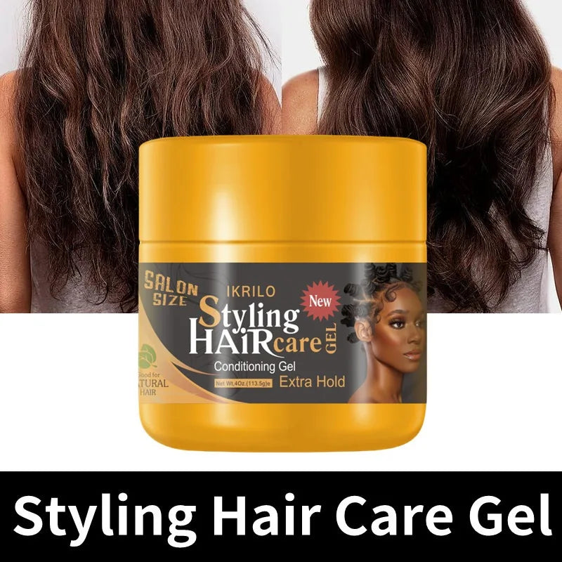 Best Selling Strong Hold Hair Gel - Professional Braiding Gel Non-Sticky Hair Styling Gel Long-Lasting Hold No Residue Hair Care