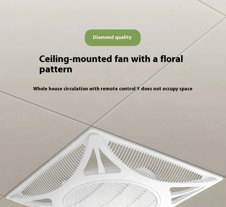 Ceiling electric fan Embedded ventilation fan Integrated ceiling electric fan Convenient to move, cool air
